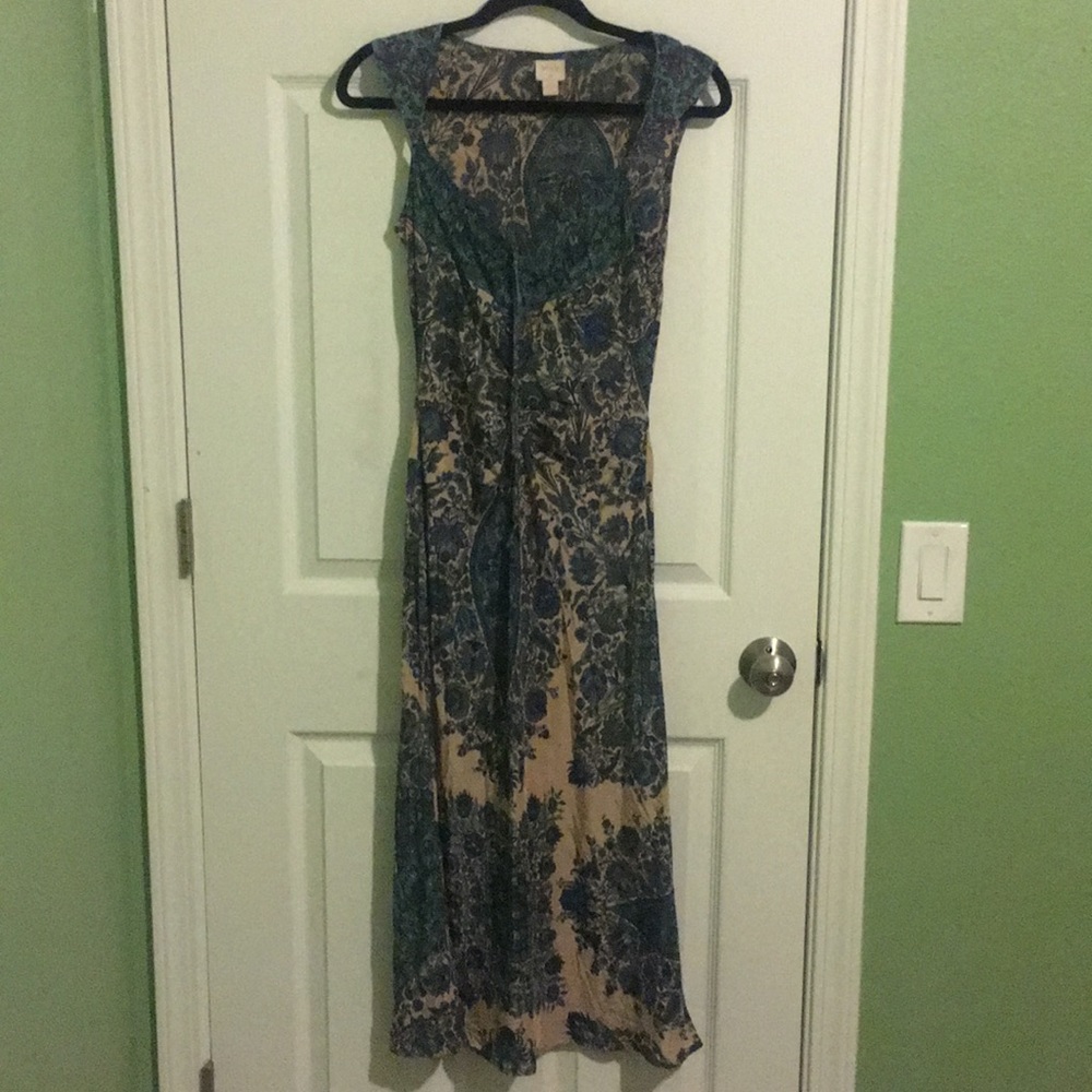 Anthropologie 100% silk dress